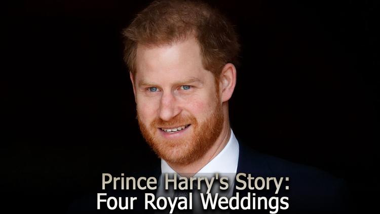 Постер Prince Harry's Story: Four Royal Weddings