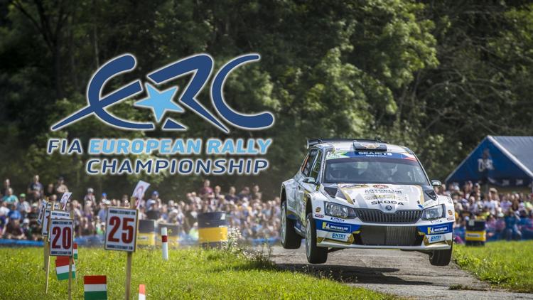 Постер Авторалли. European Rally Championship