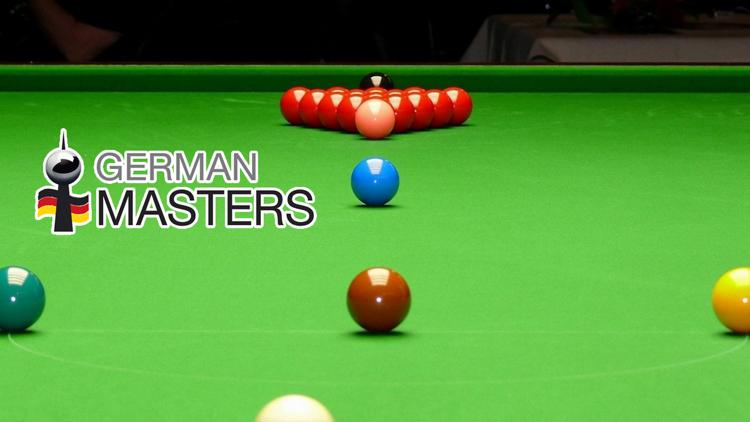 Постер Снукер. German Masters-2020. 1/4 финала. Трамп – Георгиу