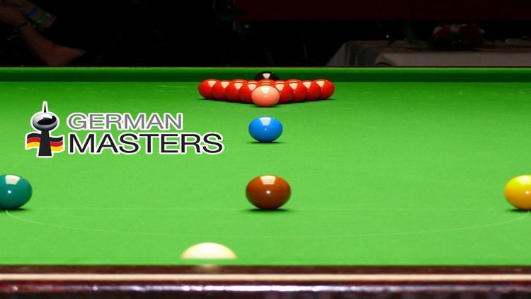 Постер Снукер. German Masters-2020. 1/2 финала. Трамп – Дотт