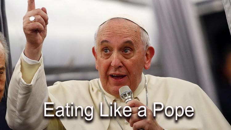 Постер Eating Like a Pope