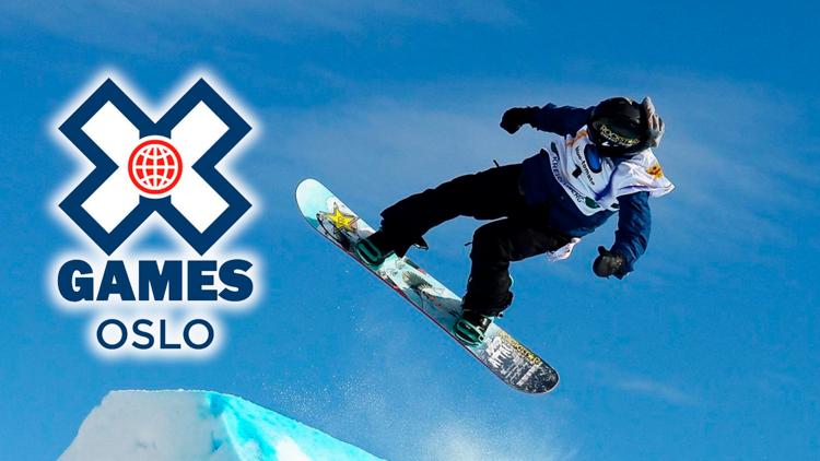 Постер X-Games 2020. Oslo Mens Slopestyle Snowboard Finals