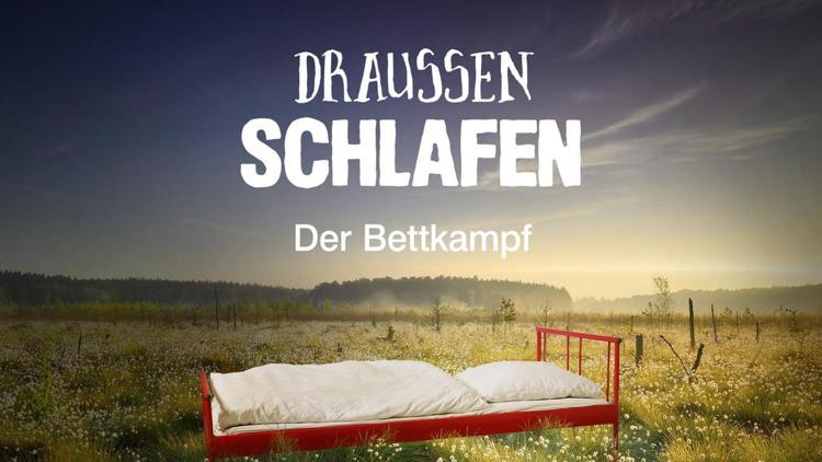 Постер Draußen schlafen-Der Bettkampf