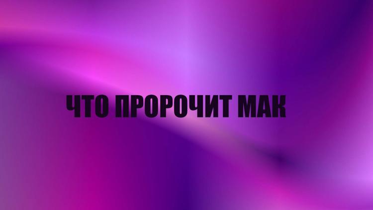 Постер Что пророчит мак