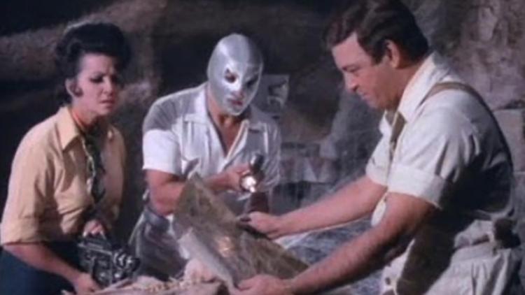 Постер Santo y Blue Demon vs. Los monstruos