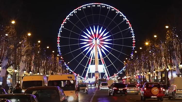 Постер Франция: Christmas in Paris. Noel a Paris