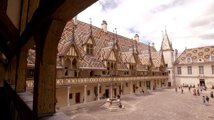 Постер Франция: Les Hospices de Beaune Bourgogne. Made in France