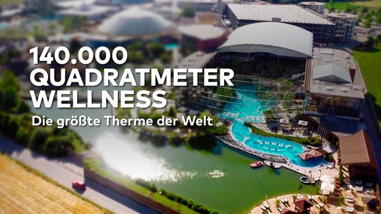 Постер 140.000 Quadratmeter Wellness — Die größte Therme der Welt