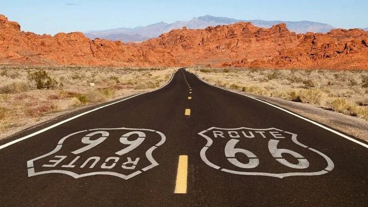 Постер Route 66, la belle endormie