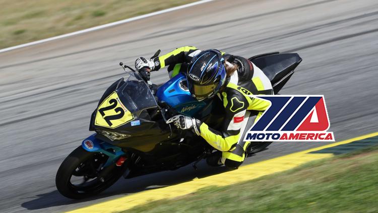 Постер Motorcycle Racing. MotoAmerica Junior Cup