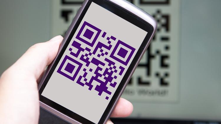 Постер QR code