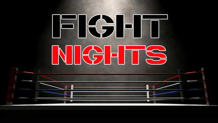 Постер Смешанные единоборства. Fight Nights. Алексей Махно против Адиля Боранбаева. Олег Попов против Баги Агаева