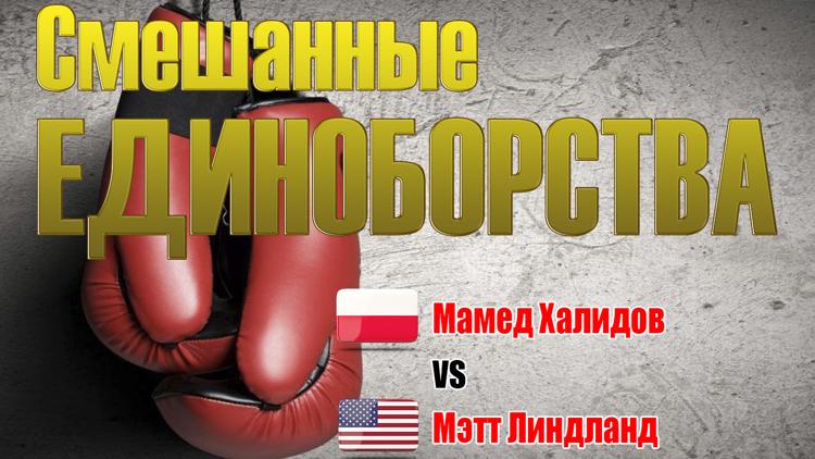 Постер Смешанные единоборства. KSW. Лучшее. Мамед Халидов против Мэтта Линдланда