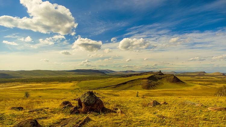 Постер Хакасия. Дорогами златовласого солнца