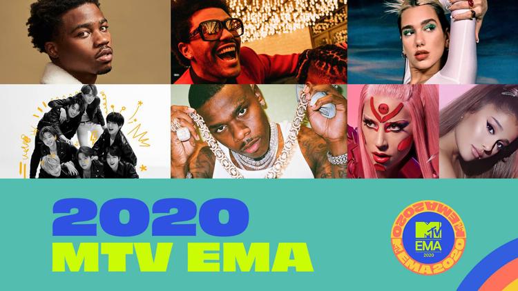 Постер 2020 MTV EMA