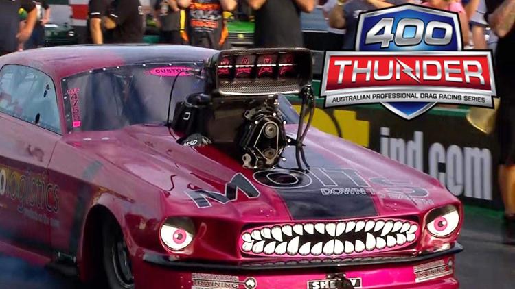 Постер 400 Thunder Australian Drag Racing Series: Top Fuel, East Coast Thunder, Sydney Dragway