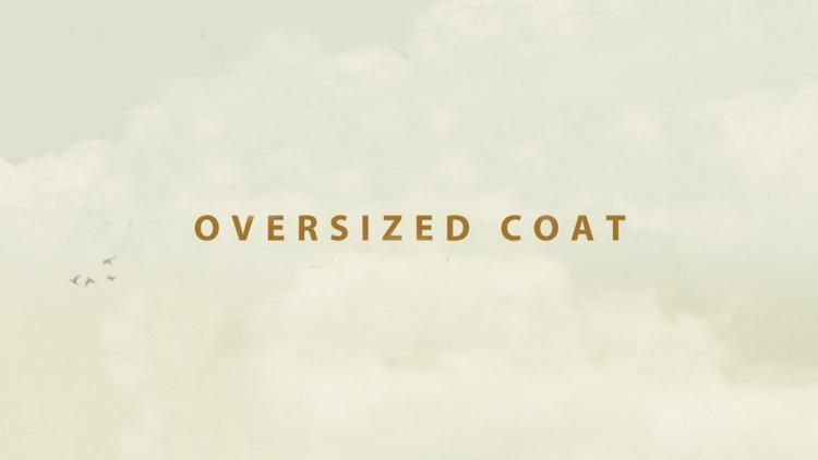 Постер Oversized Coat