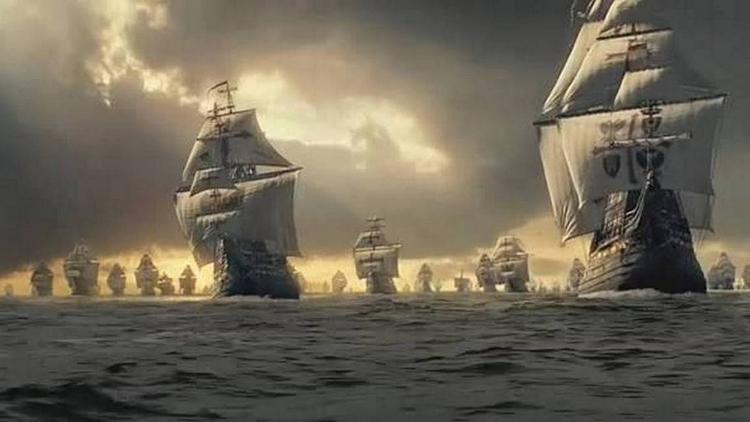 Постер Tras el naufragio de la armada invencible