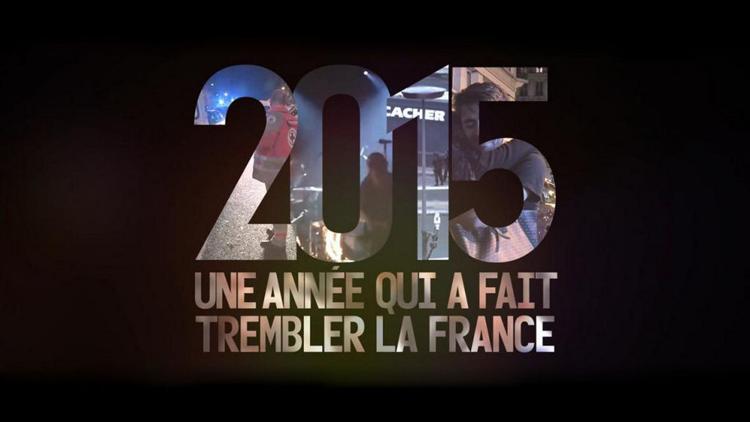 Постер 2015 : une année qui a fait trembler la France