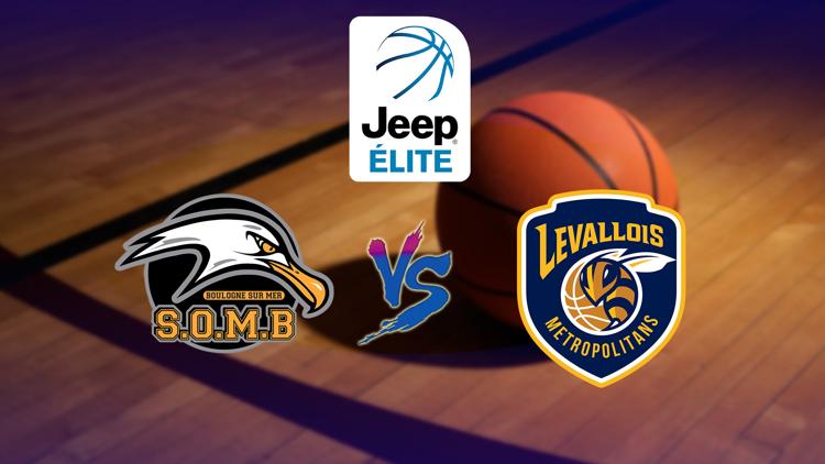 Постер Basket-ball : Jeep Elite. Boulogne-Levallois / Bourg-en-Bresse. Jeep ELITE 2020/2021. 10e journée