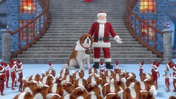 Постер Elf Pets: Santa's St. Bernards Save Christmas