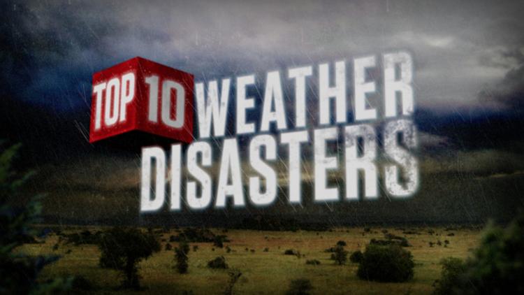 Постер Top Ten Weather Disasters