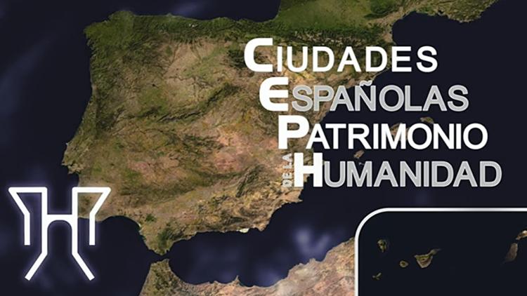 Постер Ciudades españolas patrimonio de la humanidad