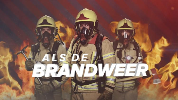 Постер Als de Brandweer