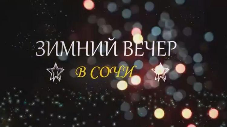 Постер Зимний вечер в Сочи