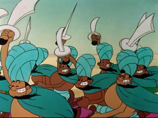 Папай-моряк встречает Али-бабу и 40 разбойников (papaj-morjak-vstrechaet-ali-babu-i-40-razbojnikov) Мультфильм 1937