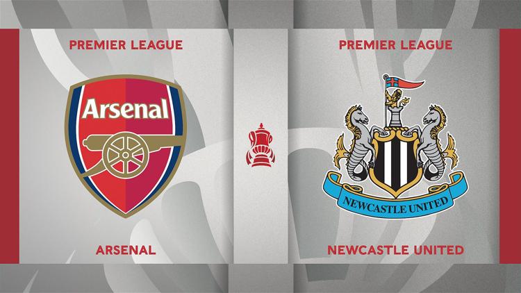 Постер The FA Cup 2020/21 , Third Round: Arsenal v Newcastle United