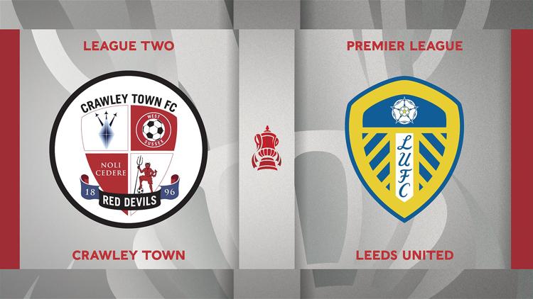 Постер The FA Cup 2020/21, Third Round: Crawley Town v Leeds United