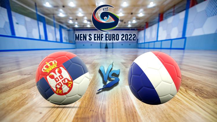 Постер Handball: Qualifications à l'Euro 2022. Serbie - France. Euro 2021