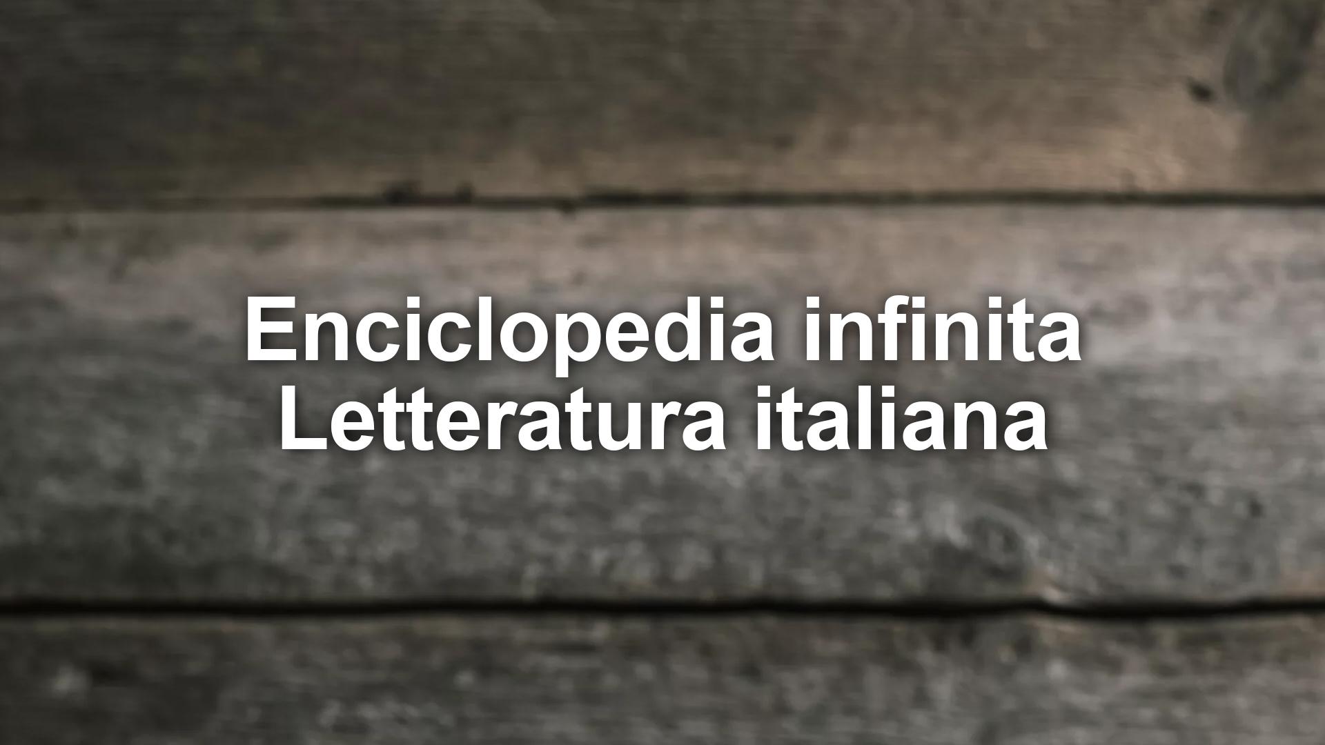 Enciclopedia infinita. Letteratura italiana (enciclopedia-infinita-letteratura-italiana) Познавательное