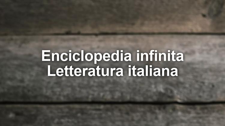 Постер Enciclopedia infinita. Letteratura italiana