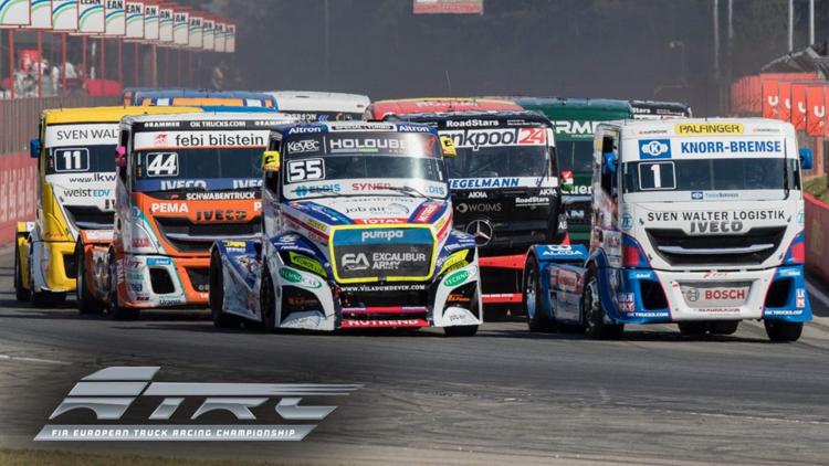 Постер FIA European Truck Racing Championship 2019. Circuito del Jarama, Madrid, Spain