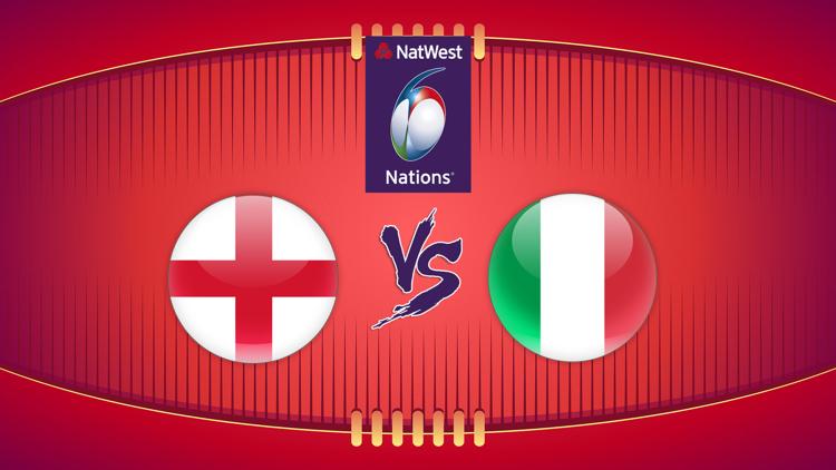 Постер Six Nations Rugby. England vs. Italy