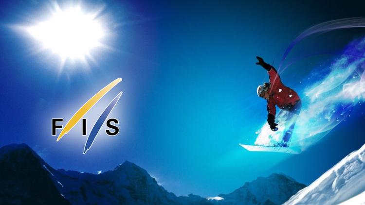 Постер FIS Snowboard. Från Laax, Schweiz