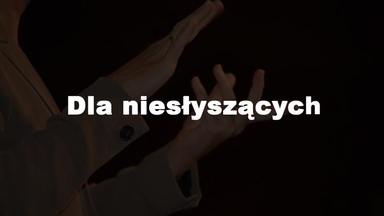 Постер Dla niesłyszących