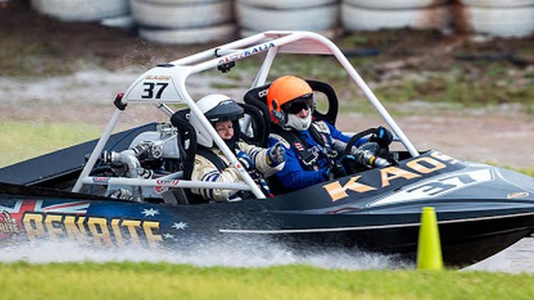 Постер Australian V8 Superboats Championship. Spitwater Arena. Keith, South Australia. Round 1