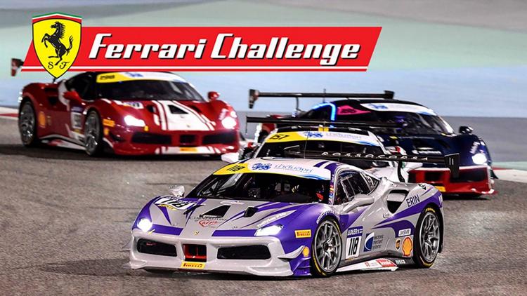 Постер Ferrari Challenge Europe 2019. Circuit Ricardo Tormo, Valencia, Spain