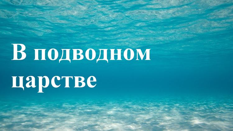 Постер В подводном царстве