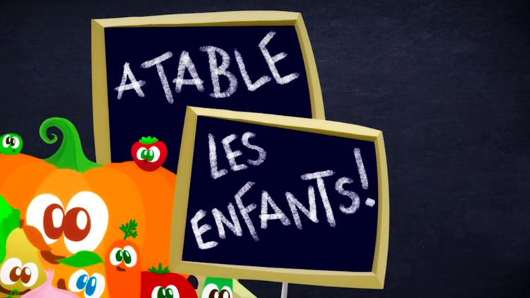 Постер A table les enfants