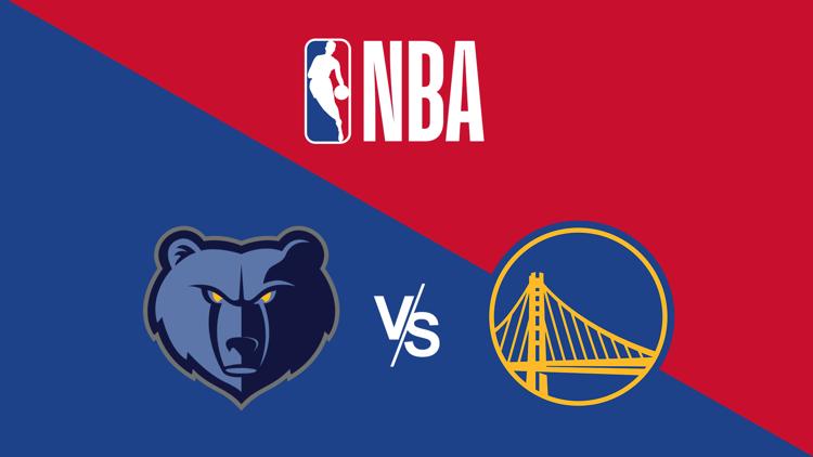 Постер NBA Basketball: Memphis Grizzlies at Golden State Warriors