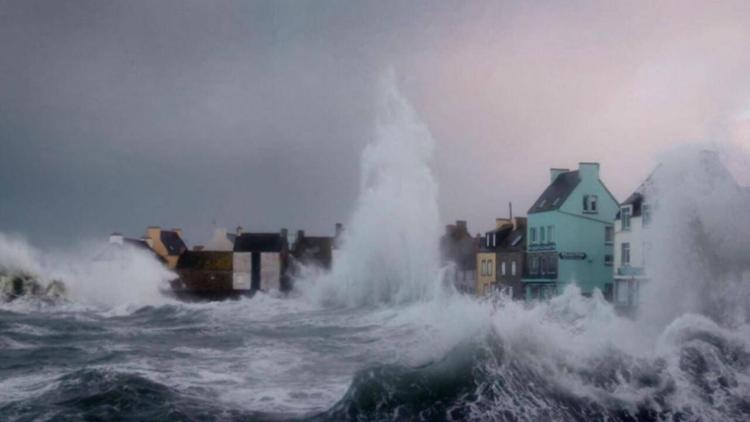 Постер Bretagne: alerte tempêtes