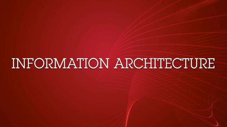 Постер Information Architecture