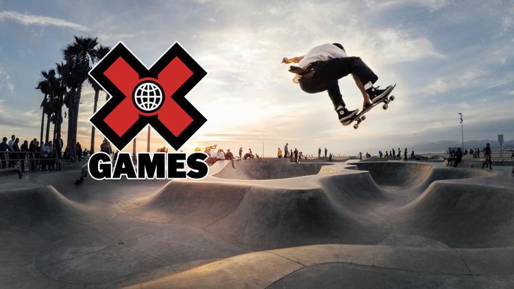 Постер Экстремальные Игры, Калифорния 2021X Games California 2021. Скейтборд Стрит. Женщины