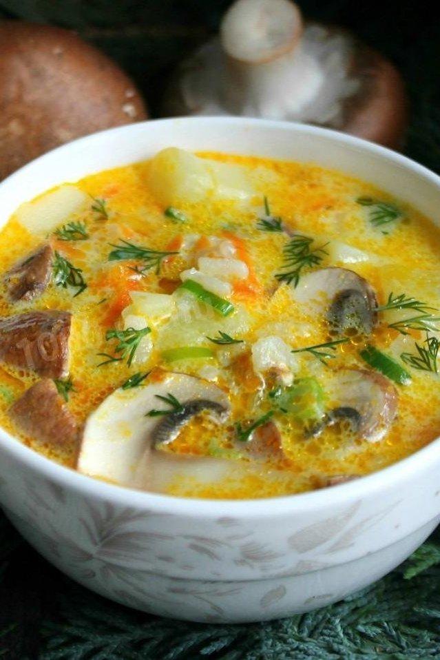 Суп с шампиньонами (sup-s-shampinonami) Досуг, хобби