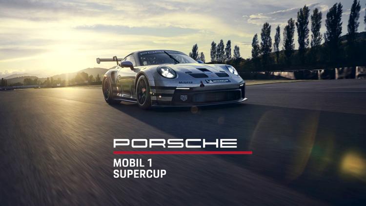 Постер One Make Racing. Суперкубок Porsche. Австрия. Гонка