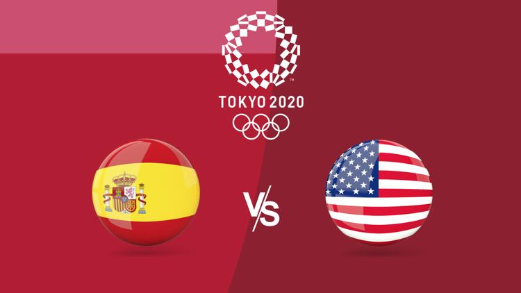 Постер Baloncesto masculino-JJOO Tokio 2020: España-Estados Unidos. Cuartos de final